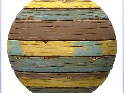 Stylized Wood Floor Seamless Texture Texture 6
