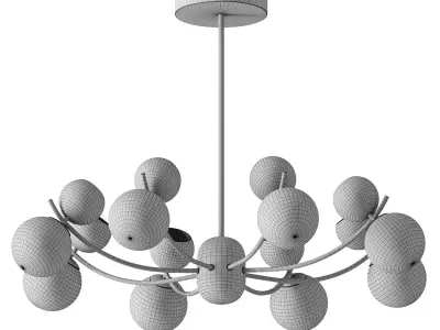 Helio Chandelier 3D model