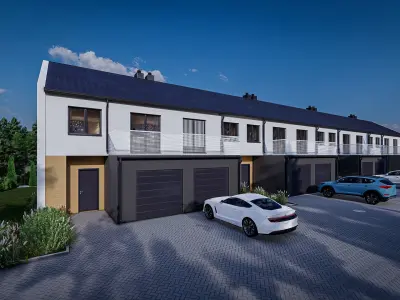 SceneExterior house 1 3D model Free 3D model