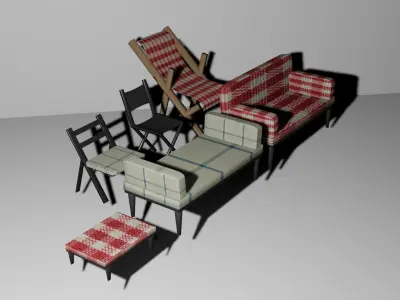 Comprehensive 3D Chairs Collection 3D model