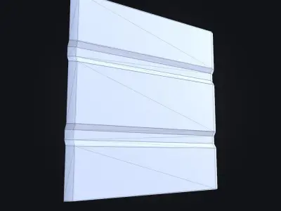 Sci-Fi Panel 2 - Low Poly Low-poly 3D model