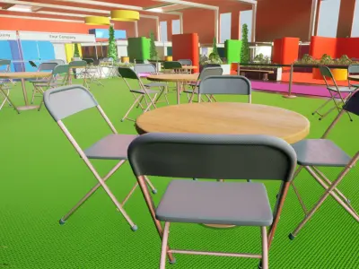 Exhibition Vol 1 For Unreal Low-poly 3D model