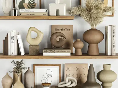 decorative set collection Vol01 3D Model Pack