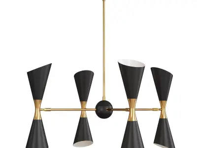 Fuentes Chandelier Low-poly 3D model