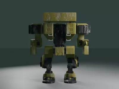 war gear 000 Low-poly 3D model