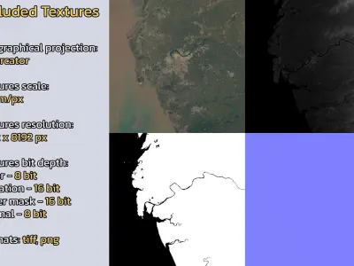 Surat India City Landscape 3D Model 3D model