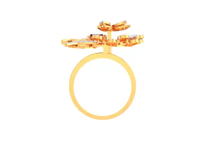 Women Ring  Render 3dm STL OBJ FBX Details 3D print model 132