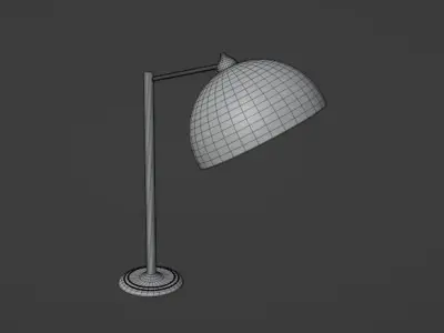 low poly lamp 3D print model