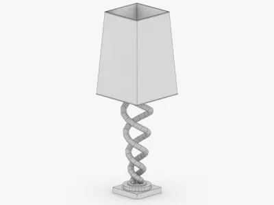 1395 - Table Lamp Low-poly 3D model