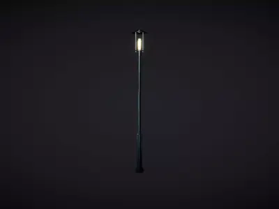 Lamp Post 01 3D model