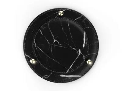 Drink Coasters Low-poly 3D model