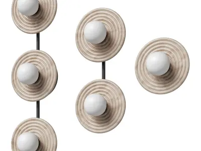 Kuzco Lighting sconce Alora Dahlia 3D model