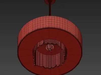 Metropolitan Crystal Cascade LED Chandelier 3D model