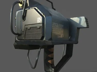 Heat Tracker Device Low-poly 3D model