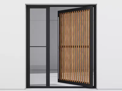 Aluminium door 237 3D model