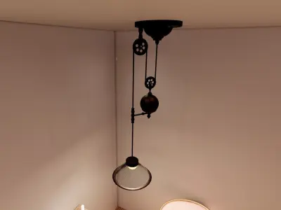 Pendant industrial style lighting -Revit 2018- 3D model