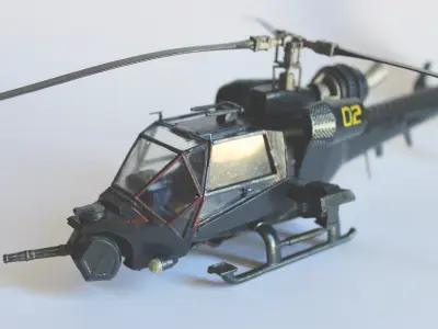 Blue Thunder helicopter 3D print model