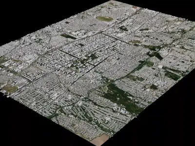 Bishkek - Kyrgyzstan 3D model