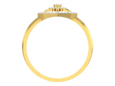 Solitaire Engagement Wedding Band Ring 3D print model buy