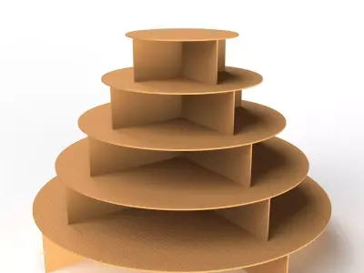 Point of Sale Cardboard Display Stand Texture