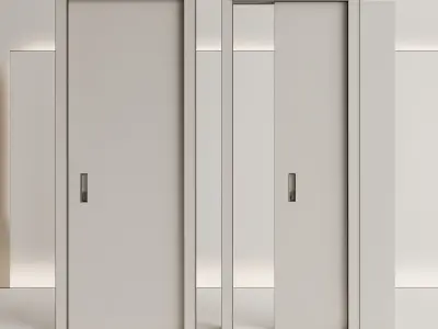 Rimadesio door set 2 3D model