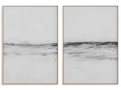 Abstract Painting Frame set 3D model 869