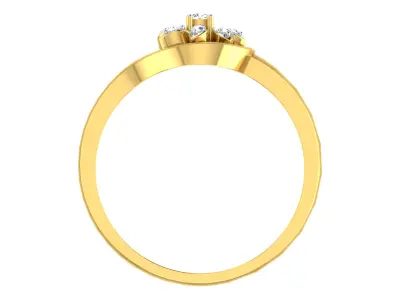 Women Ring Render 3dm STL OBJ FBX Details 3D print model 24