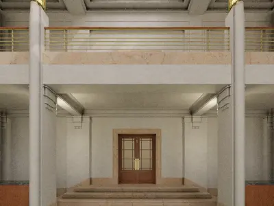 Hallway 3D model