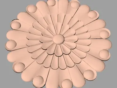 Artcam Aspire 3D relief models STL Files used for CNC E560 3D model