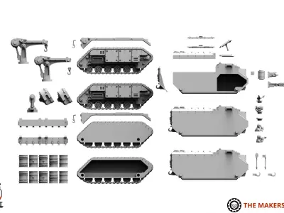 Universal Guard - Utility Tank 3D print model