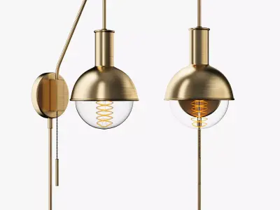 George Oliver jaxon 1-light wall sconce 3D model