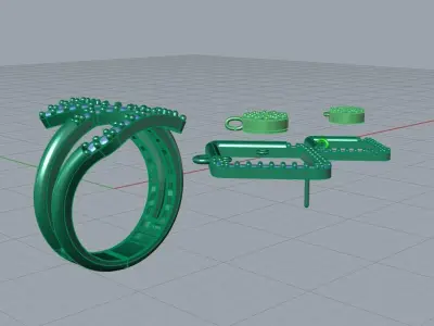 Light two piece mini set 3D print model