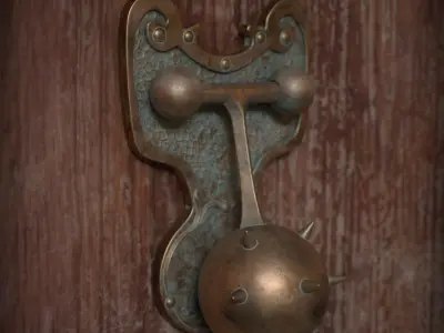 Haunted Mansion Door Knocker 3D Printable Sculpt  3D print model