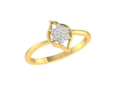 Solitaire Women Engagement Wedding Band Rings 3D print model purchase