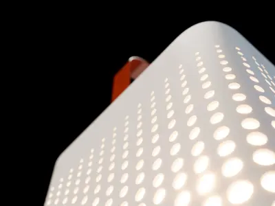 Outdoor Patio Floor Lamp - Vineko Luma 3D model