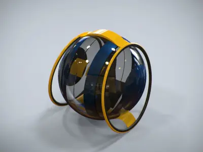 WX-10 sphere 3D model