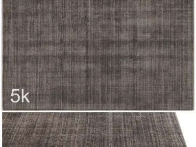 Carpet set 9135 - Hand-knotted Wool Brown Rug - 5k 3D model