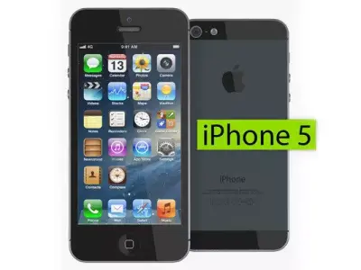 Apple iPhone 5 3D model