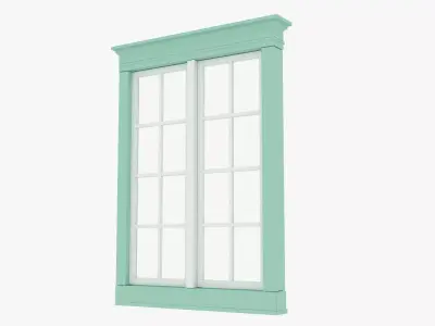 windows Low-poly 3D model