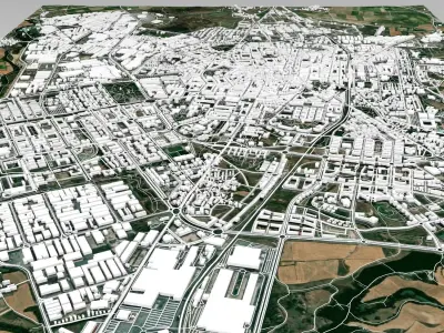 Cityscapes Vitoria Gasteiz Spain 3D model