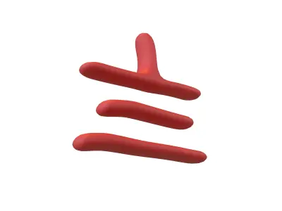 Suzhou Numerals Eight V1 002 Low-poly 3D model