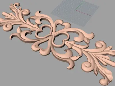 CNC 3D relief models STL format file used for artcam aspire E370 3D model
