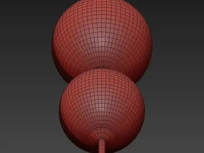 BEADAS spheres hanging from ceiling 3D model