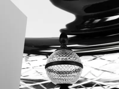 lighting lamp Low-poly 3D model