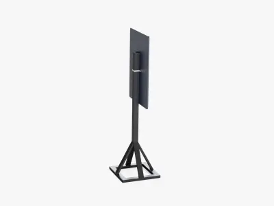 Advertising Stand Low-poly 3D model