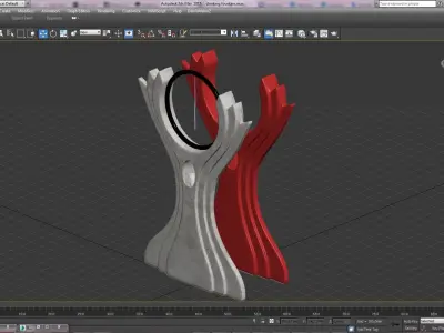 Elven drinking fountain 3D model