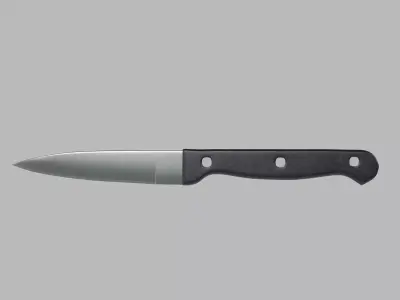 Paring Knife Low-poly 3D model