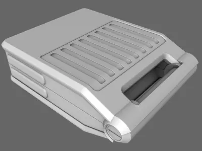 Sci-Fi Doctor First Aid Suitcase 3D model