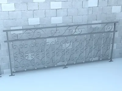 Railing Art Max 2011 3D model