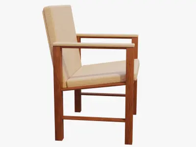 Leather Chair 3D model buy